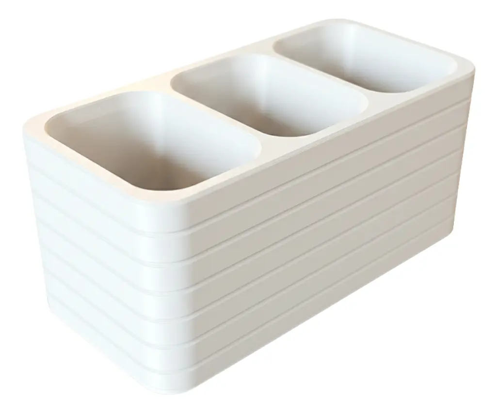 Suporte Organizador Controle Remoto 3 Divisórias De Objeto - imagem principal do produto