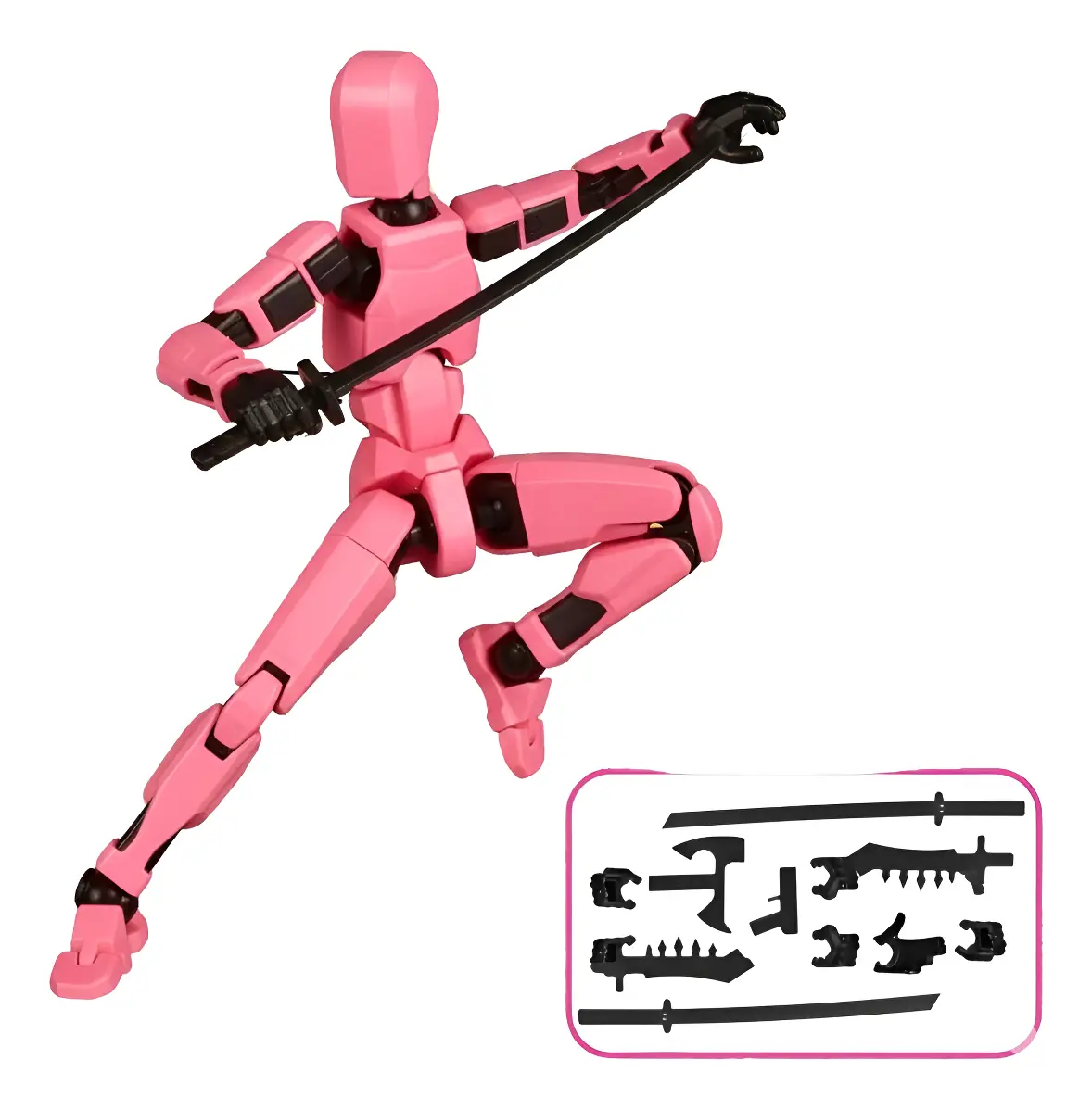 Kit 2 Und Dummy 13 Boneco Articulado Kit 3d Com 4 Arms - imagem principal do produto