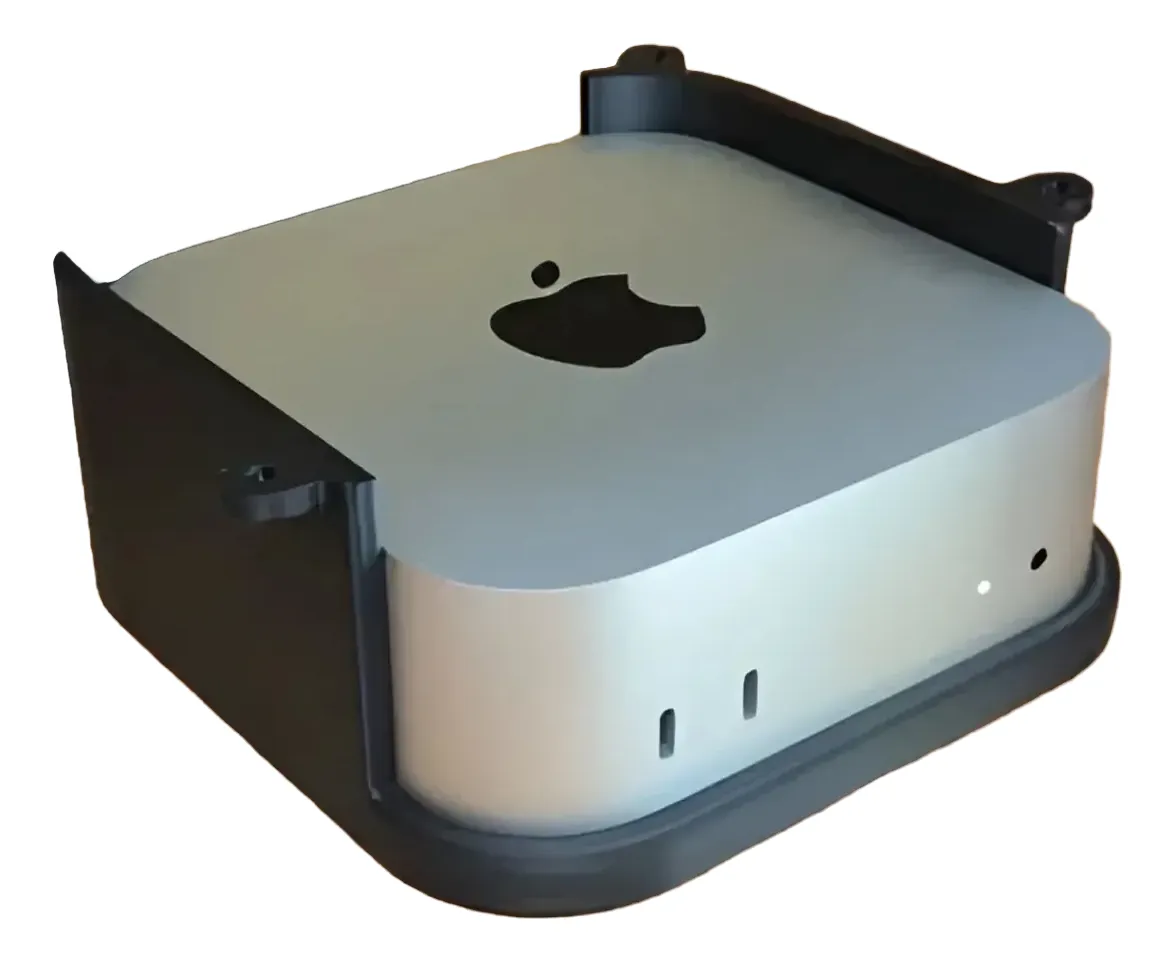 Suporte De Parede E Mesa Para Mac Mini M4 2024 Cor Preto - imagem principal do produto