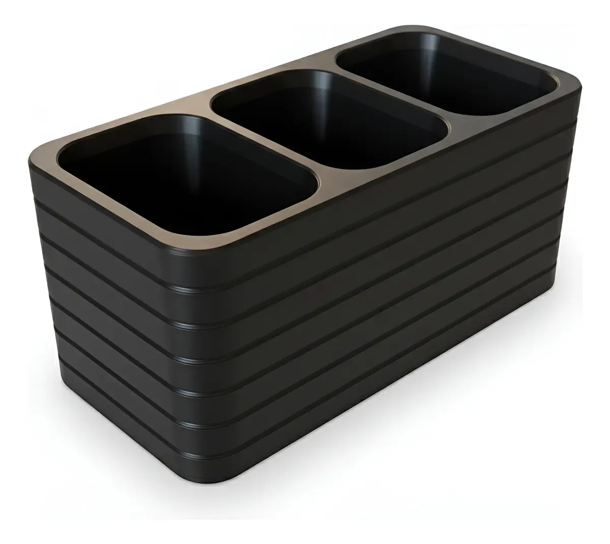 Suporte Organizador Controle Remoto 3 Divisórias De Objeto - imagem principal do produto