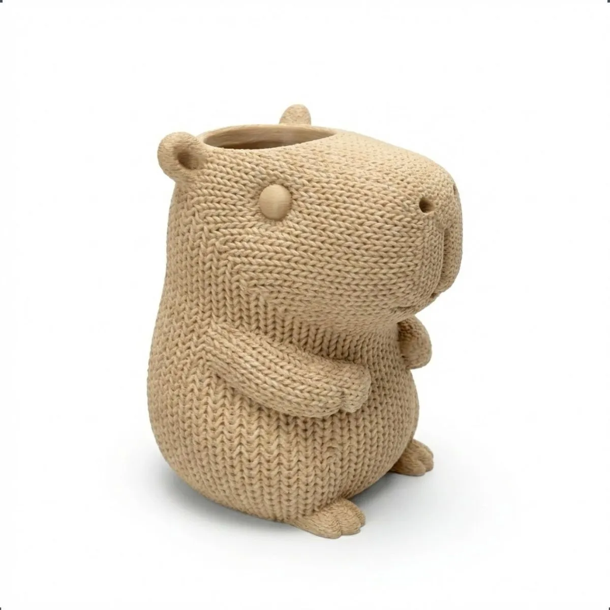 Porta Lápis Capivara Organizador De Mesa Decorativo 3d - imagem principal do produto