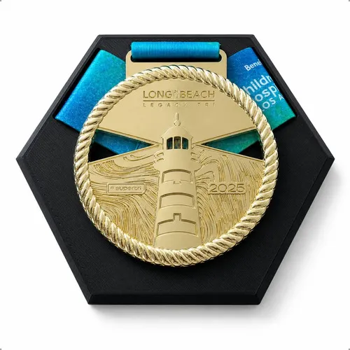 Expositor De Medalhas Parede Hexagonal Para Corrida Esportes - imagem principal do produto