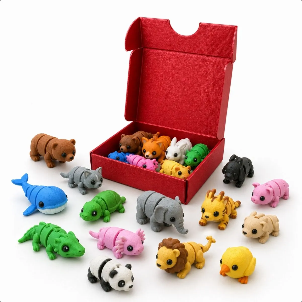 Mini Animais Nextitos Fidget Toy Articulado Brinquedo Sensor - imagem principal do produto