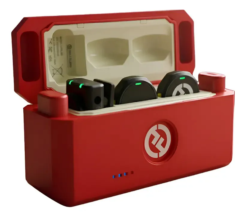 Case Estojo Microfone Hollyland Lark M2 Capa Protetora Em 3d Vermelho - imagem principal do produto
