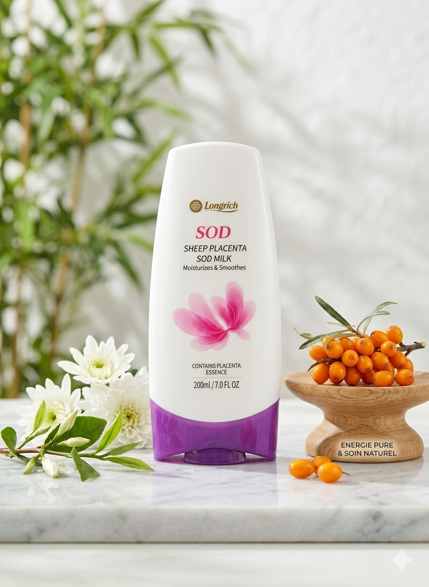 Lait de corps à base de placenta de brebis (200ml)