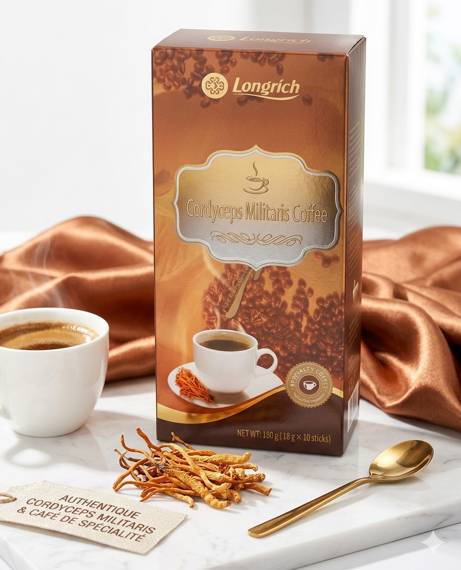 Café Cordyceps Militaris Longrich (10 sachets) 18g