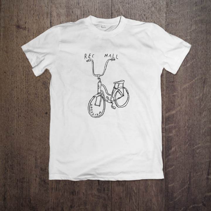 Localism Bike Tee (White)