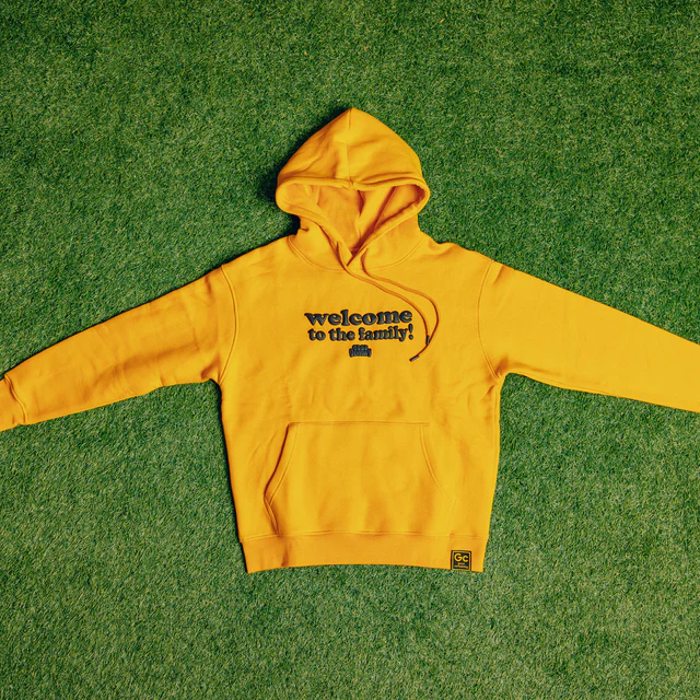 WELCOME TO THE FAMILY! HOODIE YELLOW/BLACK