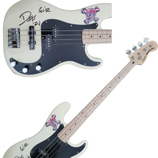 Duff McKagan Signed Fender Squier Bass Guitar
