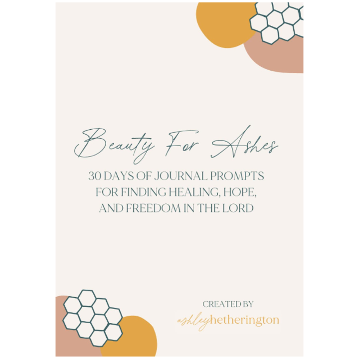 Beauty For Ashes: Autographed Journal