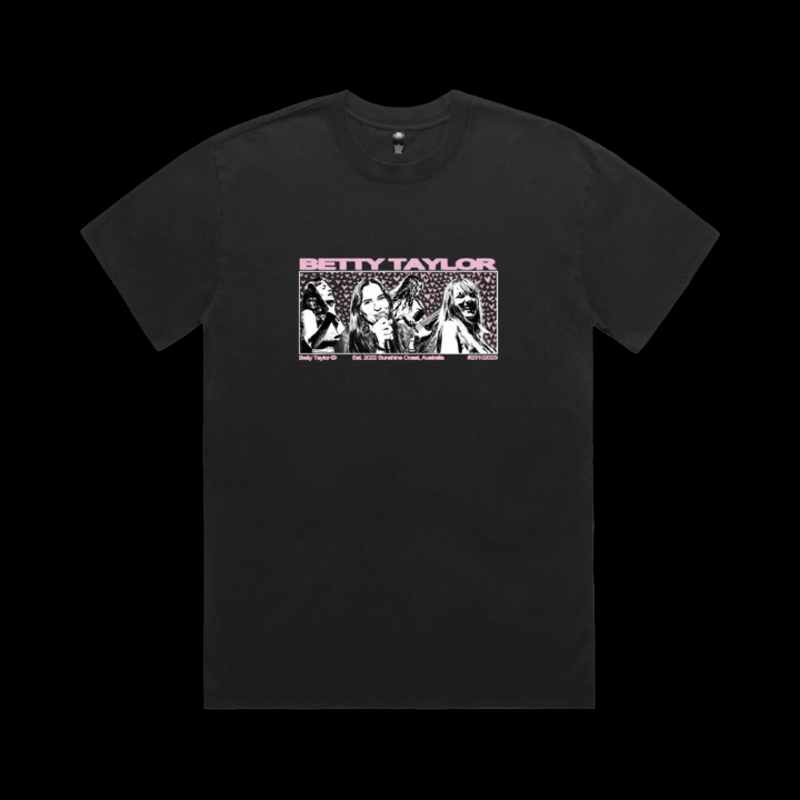 BT 'Live' Tee - Washed Black