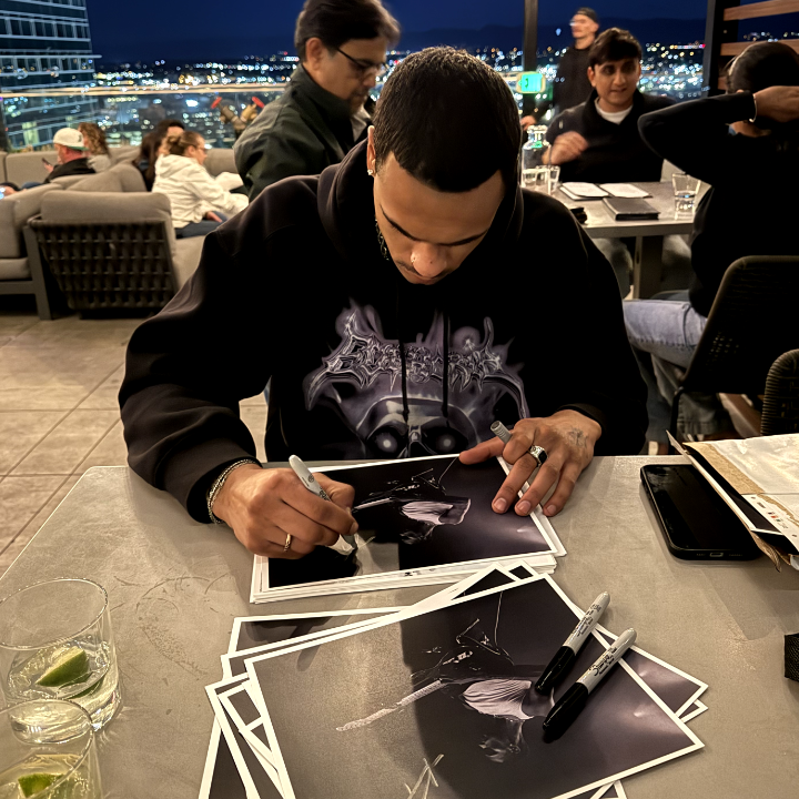 Autographed print
