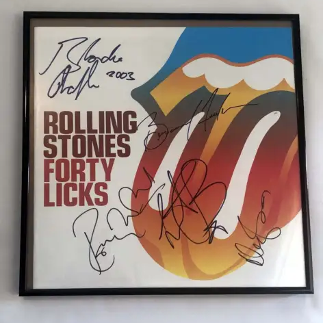 Autographed 2003 Album 40 Licks