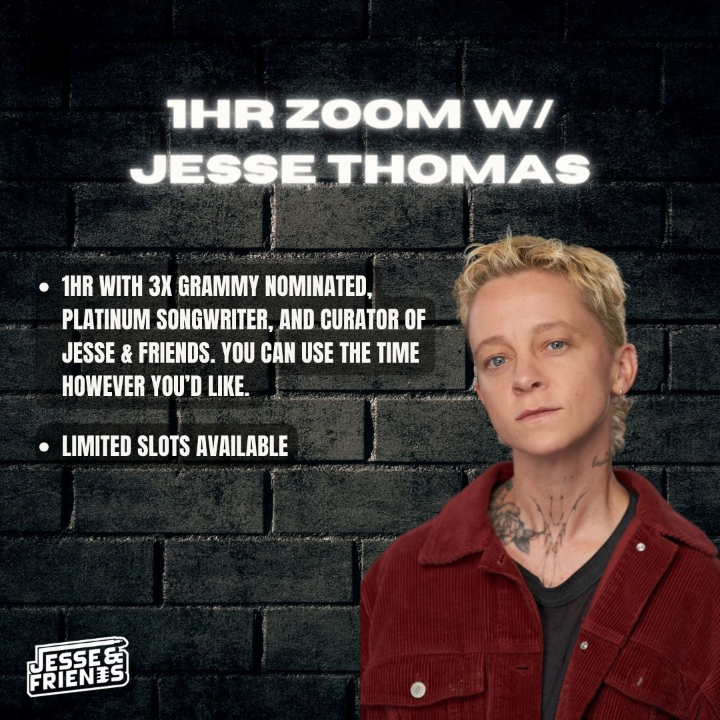 1HR Zoom w/ Jesse Thomas