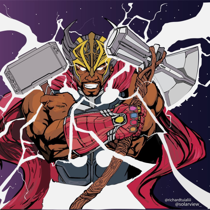 Signed Tyrone Magnus Poster