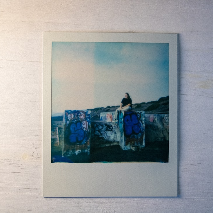 Signed Polaroid from the Road