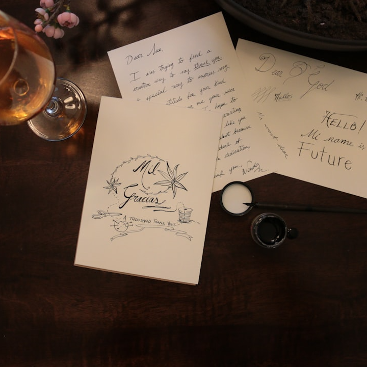 Handwritten Lyric Page