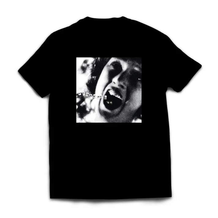 Annie-Dog Violence T-Shirt on Black