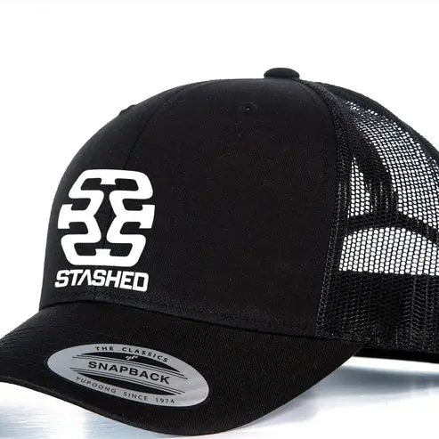 Stashed Trucker Cap w/ 3D Print