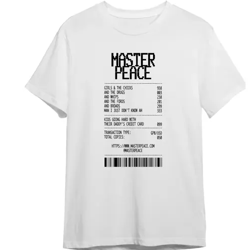 Limited Edition Receipt T-Shirt - White