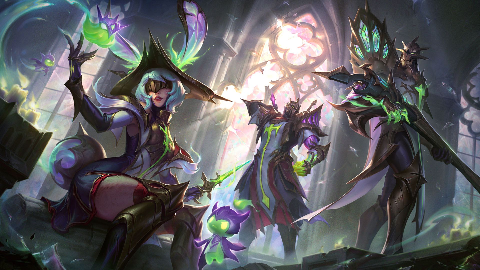 Broken Covenant Jhin, Aurora, Shen