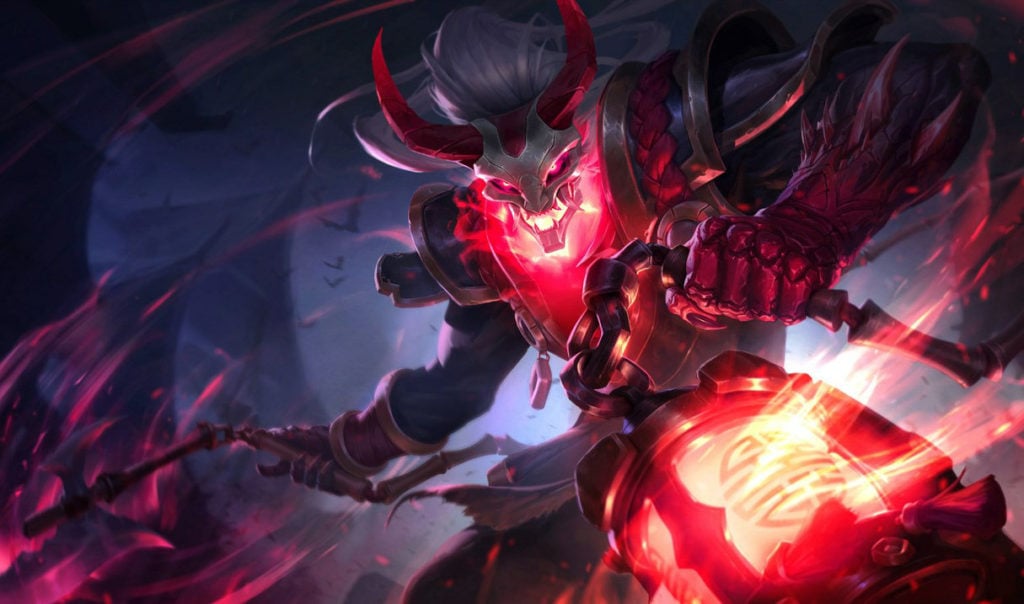 Thresh לובש את הסקין Blood Moon שלו