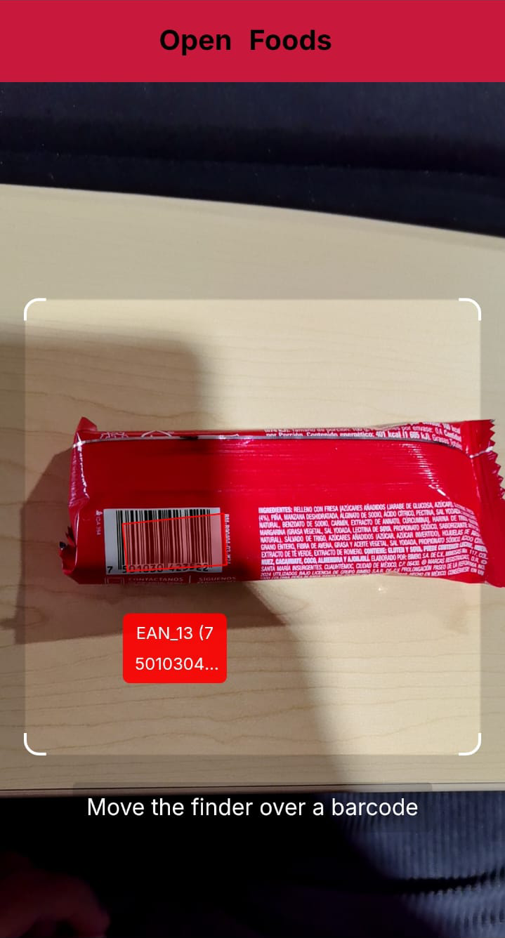 Open Foods — Barcode Nutrition Scanner