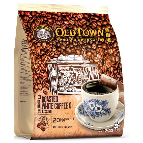 OldTown Nanyang White Coffee O Sugar (20gx20s) (Carton of 20)