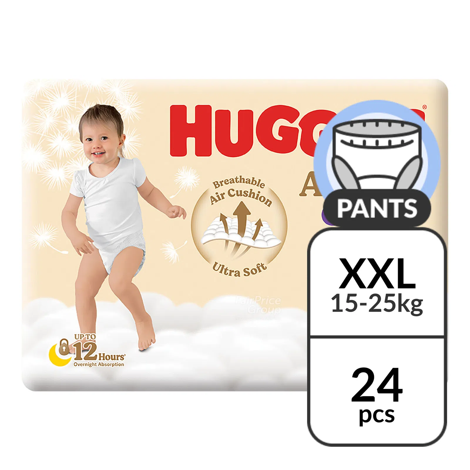 Huggies AirSoft Diaper Pants - XXL 24's (Carton of 4)