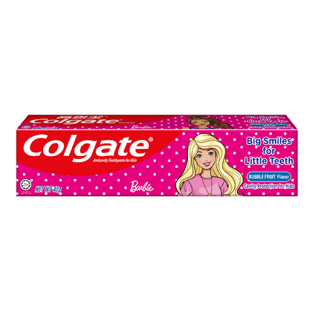 Colgate Kids Barbie Toothpaste 40g (Carton of 36)