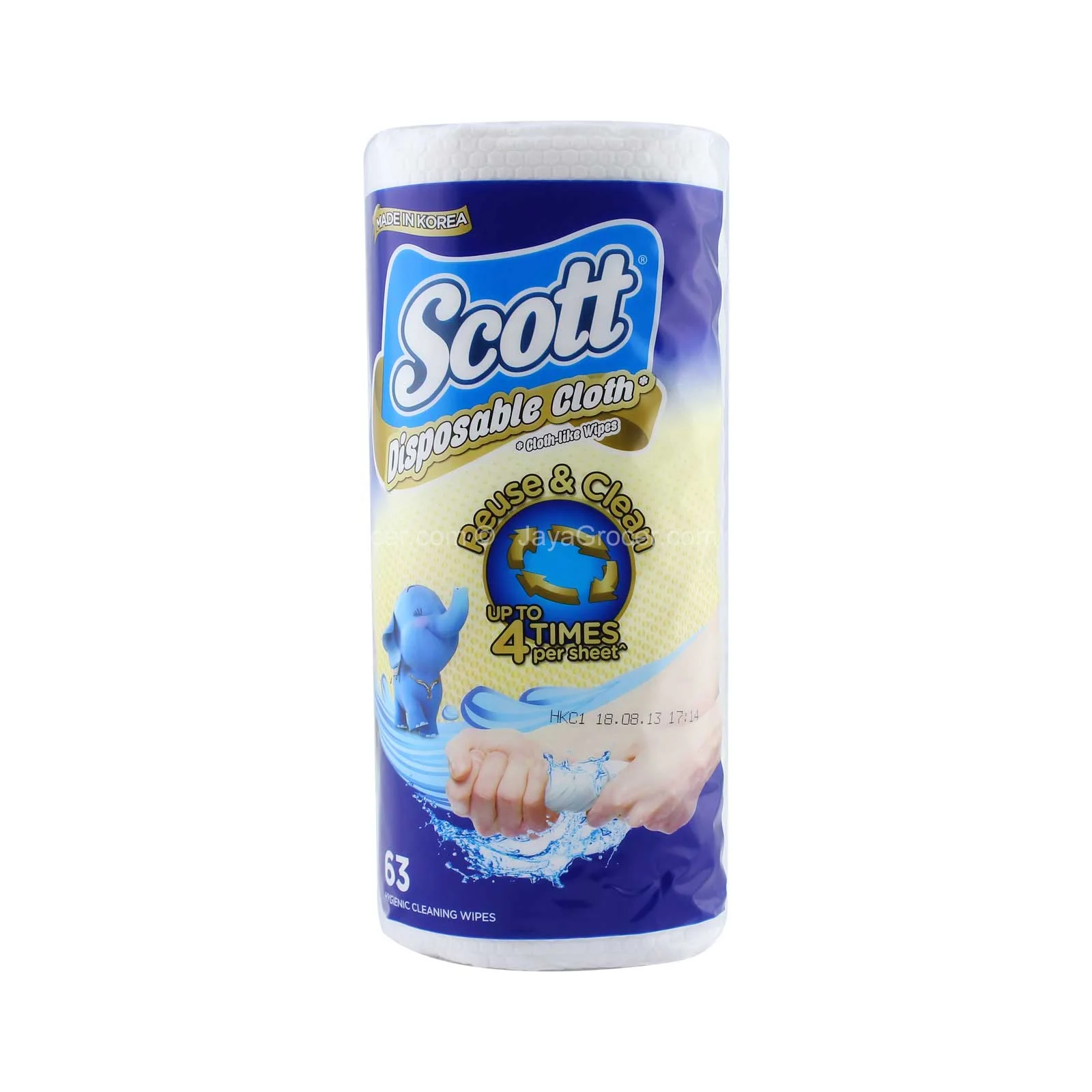 Scott Disposable Cloth-Like Wipes (Carton of 24)
