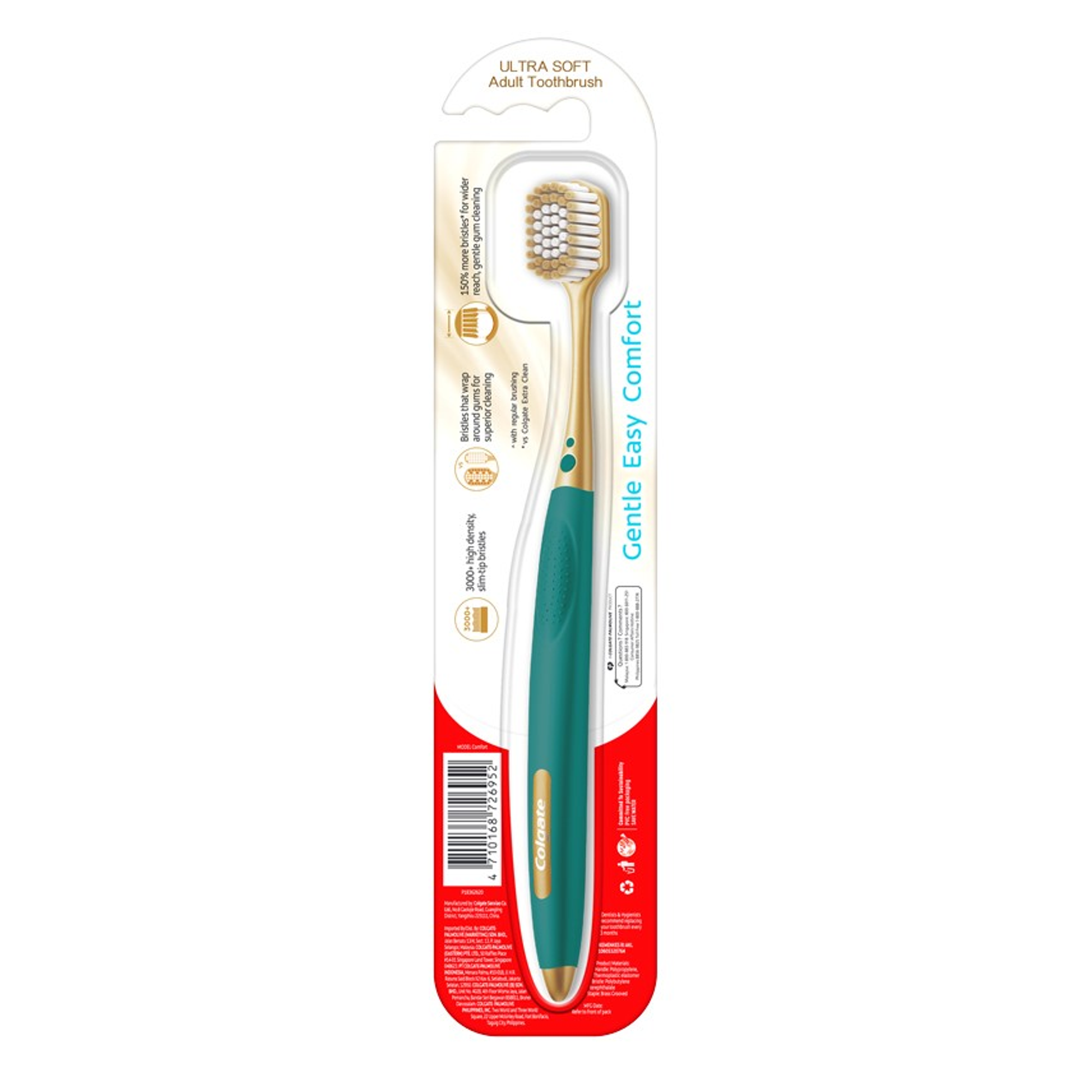 Colgate Gentle Easy Comfort Toothbrush 1's