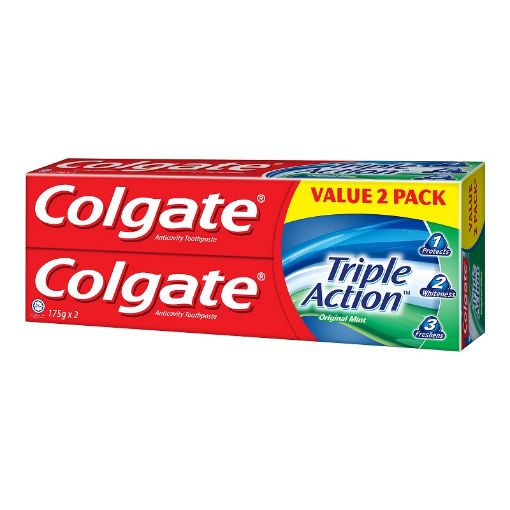 Colgate Triple Action Toothpaste 2x175g (Carton of 36)
