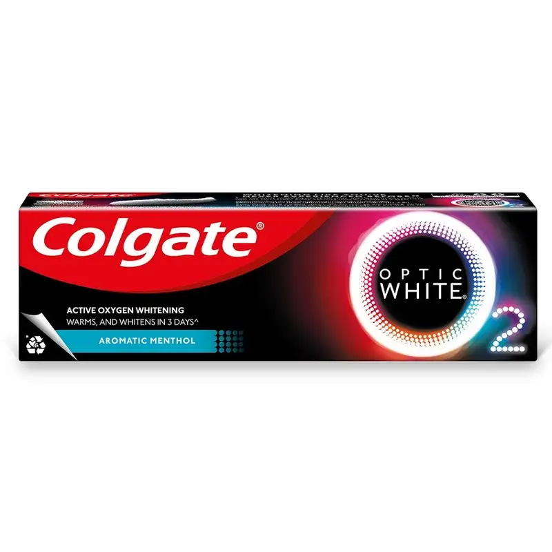 Colgate Optic White O2 Aromatic Menthol Toothpaste 85g