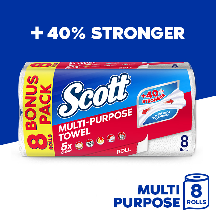 Scott Kitchen Towel - 8 Rolls (Carton of 4)