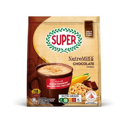 Super NutreMill - Cereal Chocolate (30gx18s) (Carton of 24)