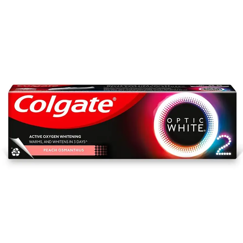 Colgate Optic White O2 Peach Osmanthus Toothpaste 85g