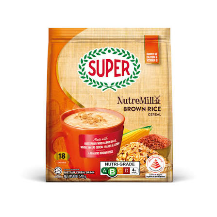 Super NutreMill - Cereal Brown Rice (30gx18s) (Carton of 24)