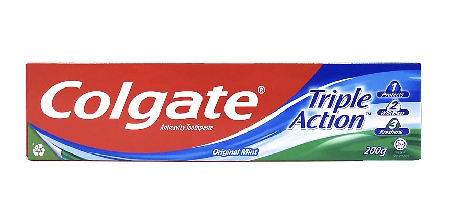 Colgate Triple Action Toothpaste 200g (Carton of 72)