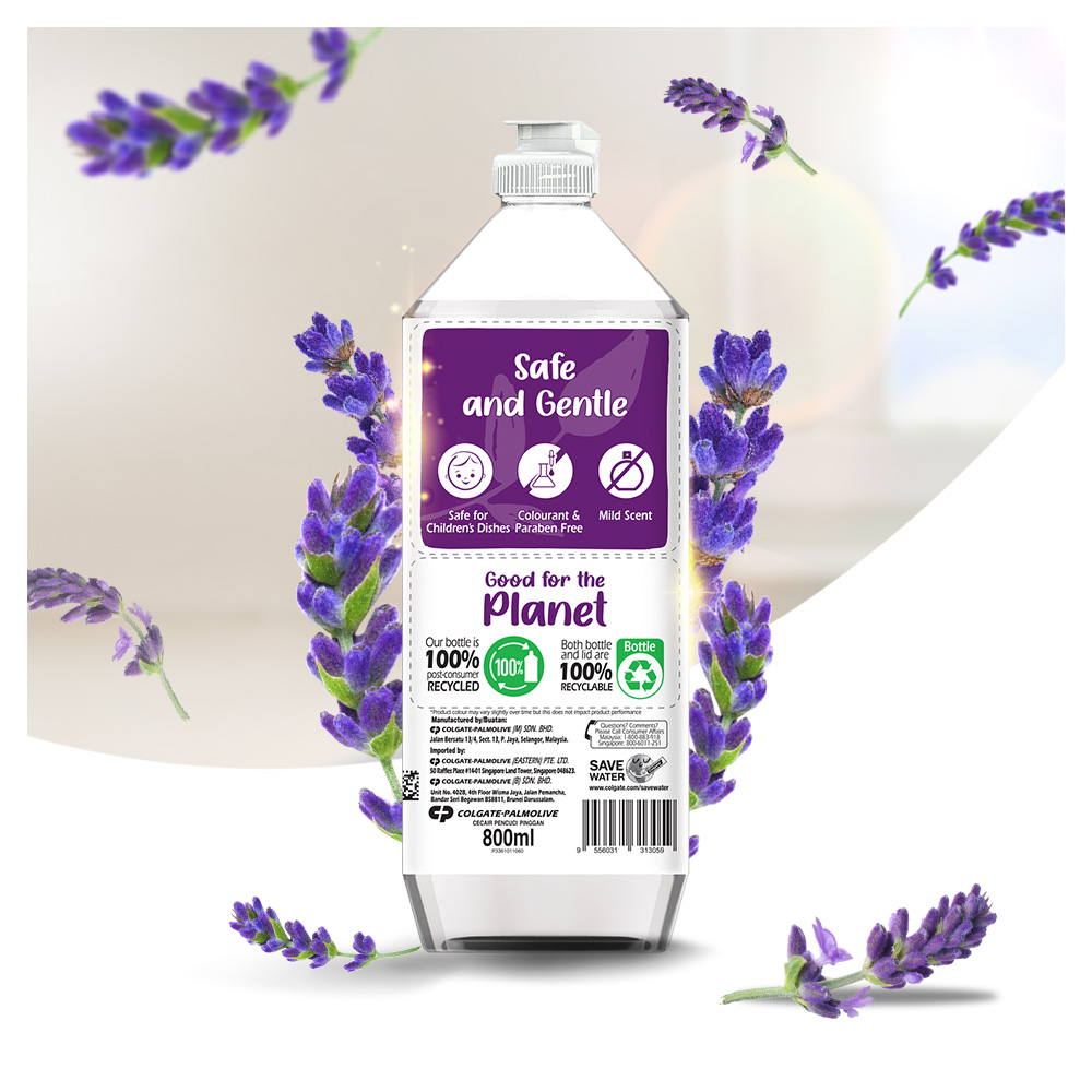 Glo Pure & Clear Lavender Dishwashing Liquid 800ml photo 2