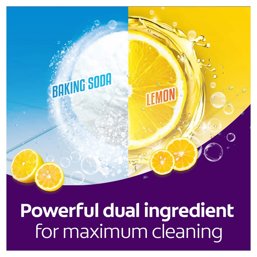 Ajax Boost Baking Soda & Lemon 3L (Carton of 4) photo 3