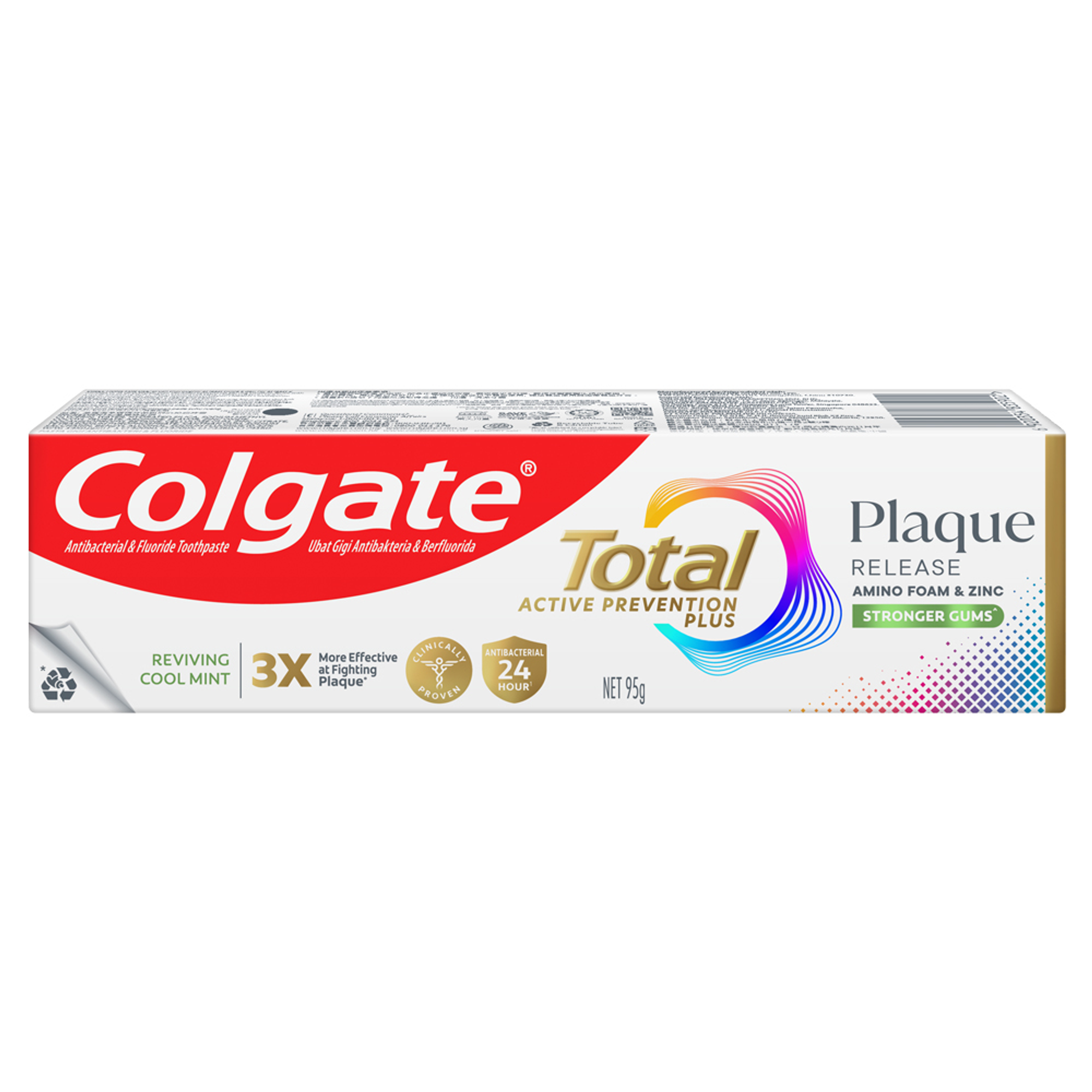 Colgate Total Plaque Reviving Cool Mint Toothpaste 95g