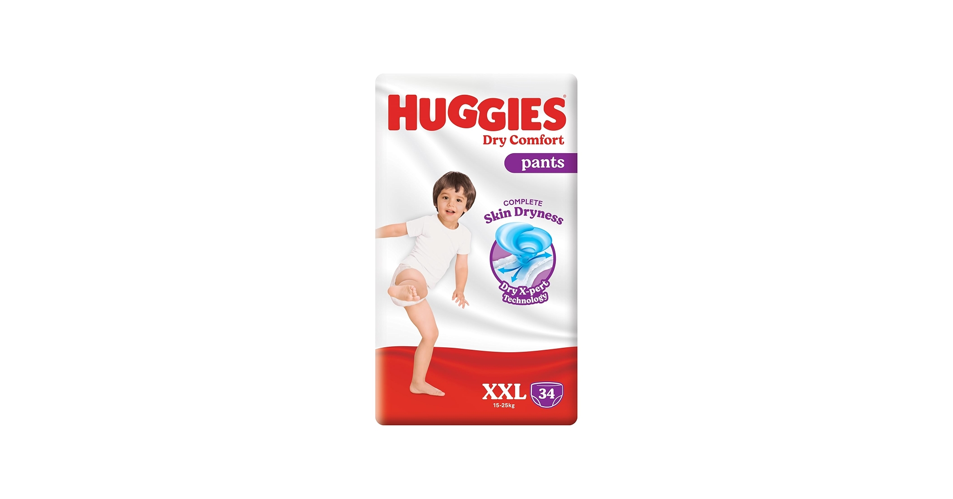 Huggies Dry Comfort Diaper Pants - XXL 34's