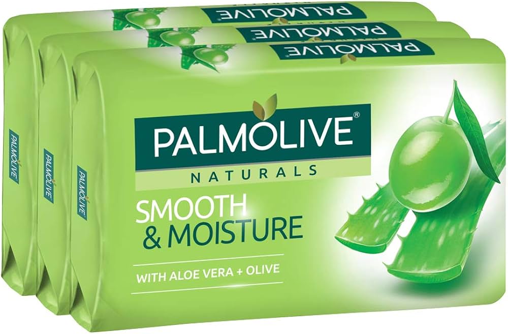 Palmolive Bar Soap Smooth & Moisture Aloe Vera 3x80g