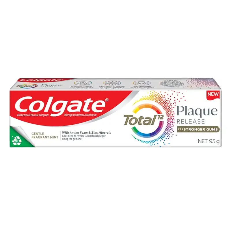 Colgate Total Plaque Gentle Fragrant Mint Toothpaste 95g