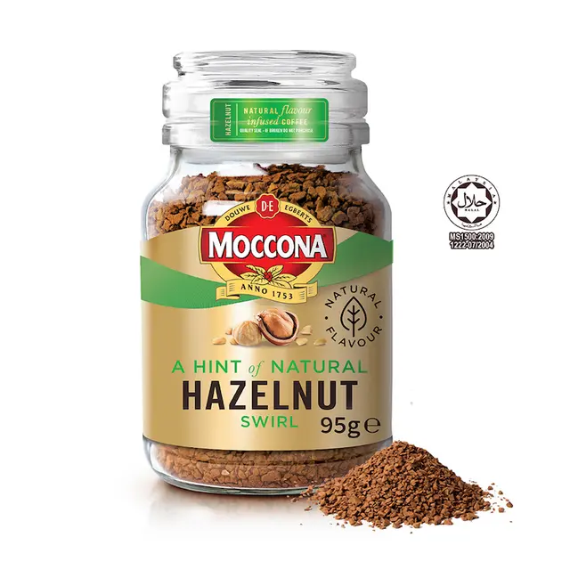 Moccona - Roasted Hazelnut 95g (Carton of 6)