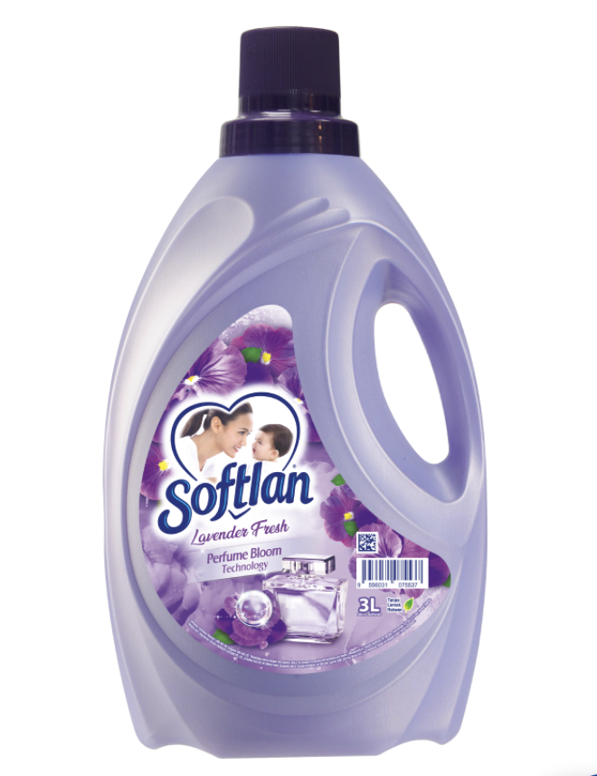 Softlan Lavender Fresh Fabric Softener 3L (Carton of 4)