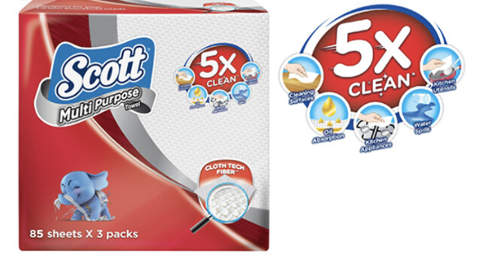 Scott Multipurpose Towel - 85sx3 (Carton of 12)