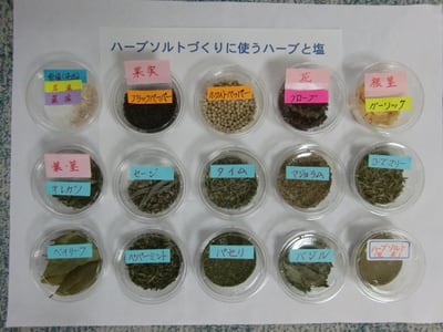 ハーブ講座「ハーブソルトづくり」体験（４月２７日（土））