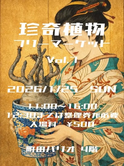 珍奇植物フリーマーケット vol7